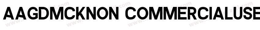 AaGDMCKNon CommerciaLUse字体转换